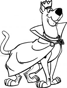 Prince Scooby Doo Scooby Coloring Page