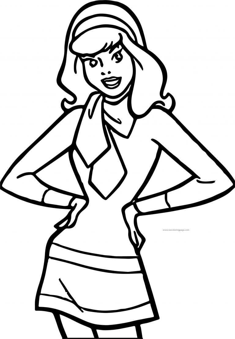 Scooby Doo Daphne Blake Coloring Page - Wecoloringpage.com