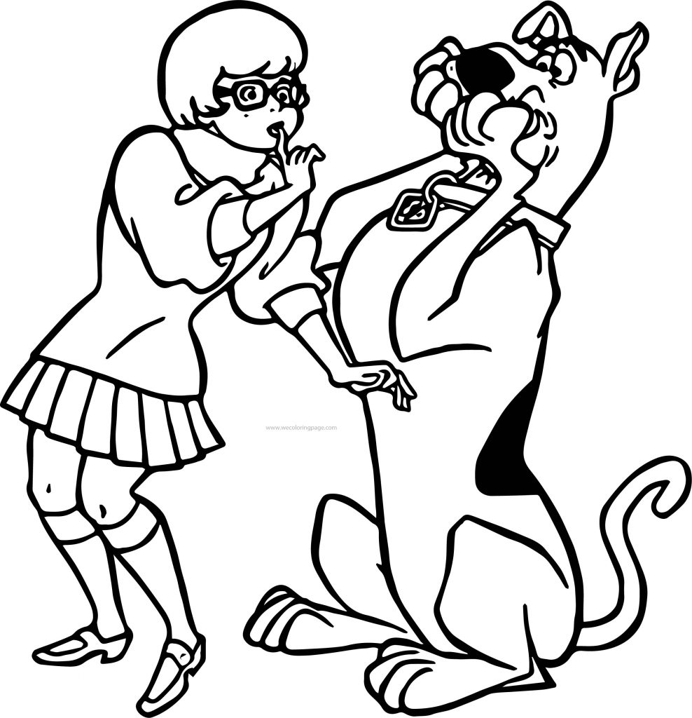 Scooby Doo No Talking Coloring Page - Wecoloringpage.com