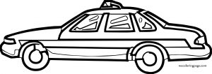 Side Basic A Car Coloring Page