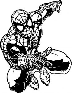 Spider Man Go Coloring Page
