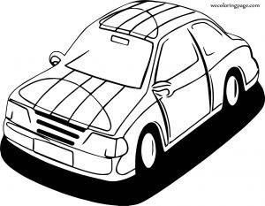 Up Car Coloring Page