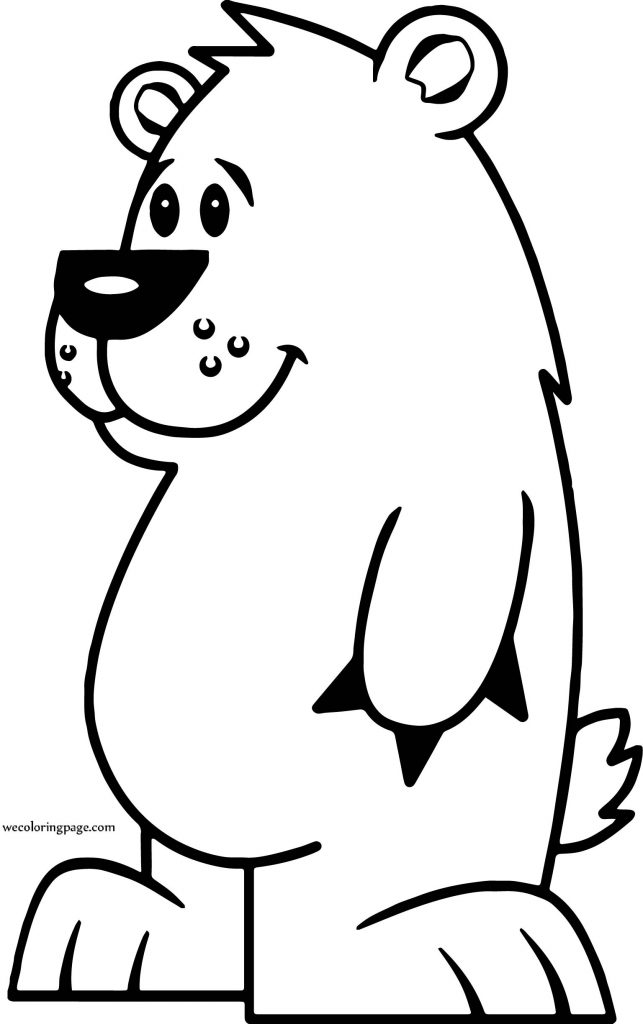 Use Bear Cartoon Coloring Page - Wecoloringpage.com