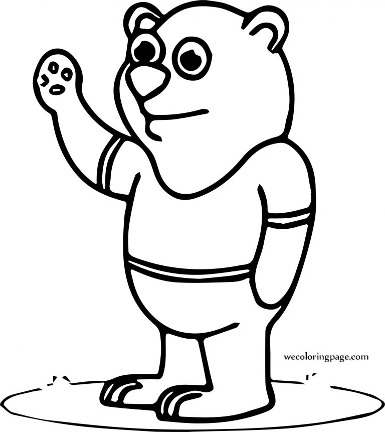 Way Bear Coloring Page - Wecoloringpage.com