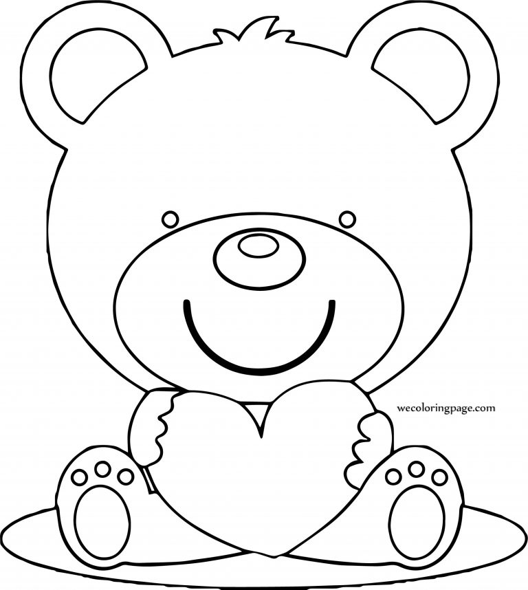 Well Bear Coloring Page - Wecoloringpage.com