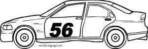 What Side Sport Car Coloring Page