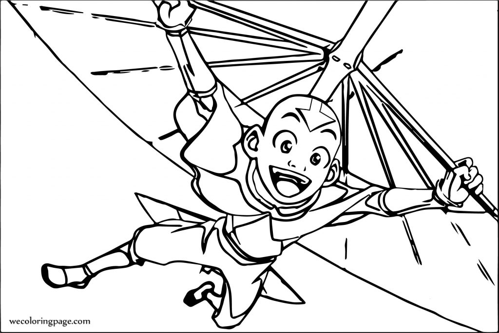 Aang Avatar The Last Airbender Avatar Aang Coloring Pages ...