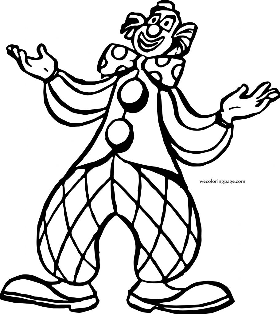 Clown Coloring Pages Now - Wecoloringpage.com