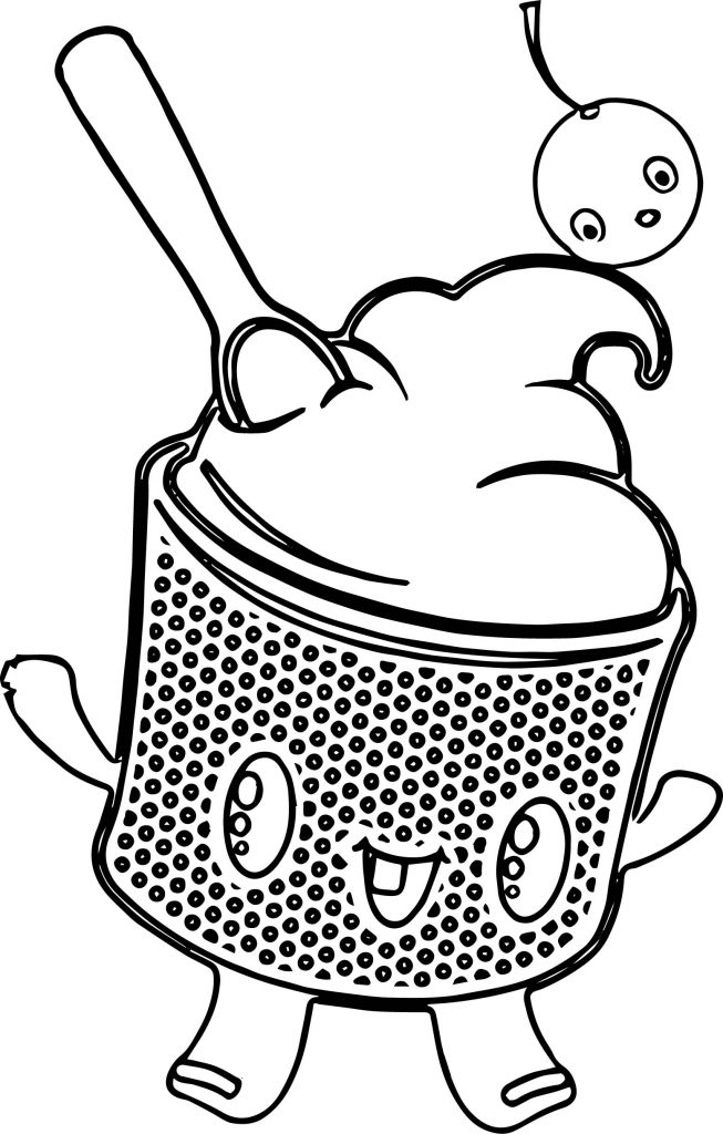 Cupcake Character Designs Coloring Page - Wecoloringpage.com