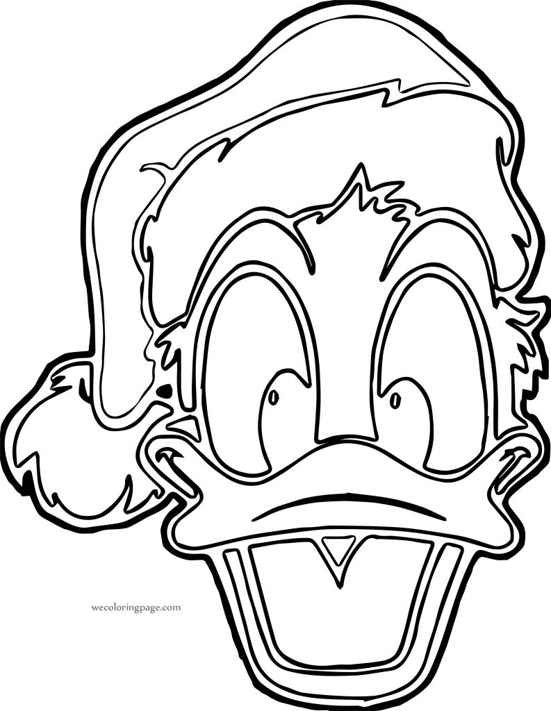 Donald Duck Outline Coloring Page - Wecoloringpage.com