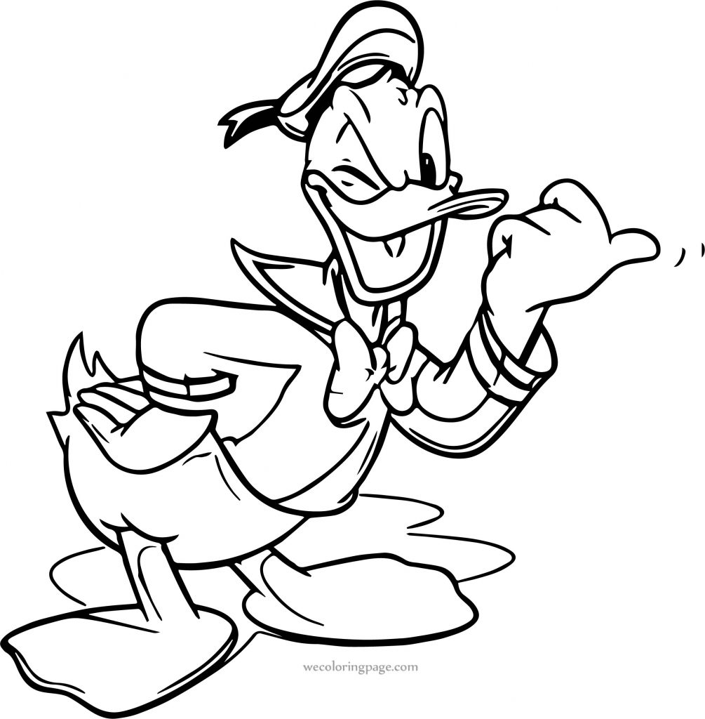 Donald Duck This Coloring Page | Wecoloringpage.com