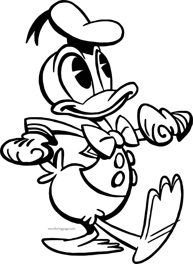 Donald New Mickey Series Coloring Page - Wecoloringpage.com