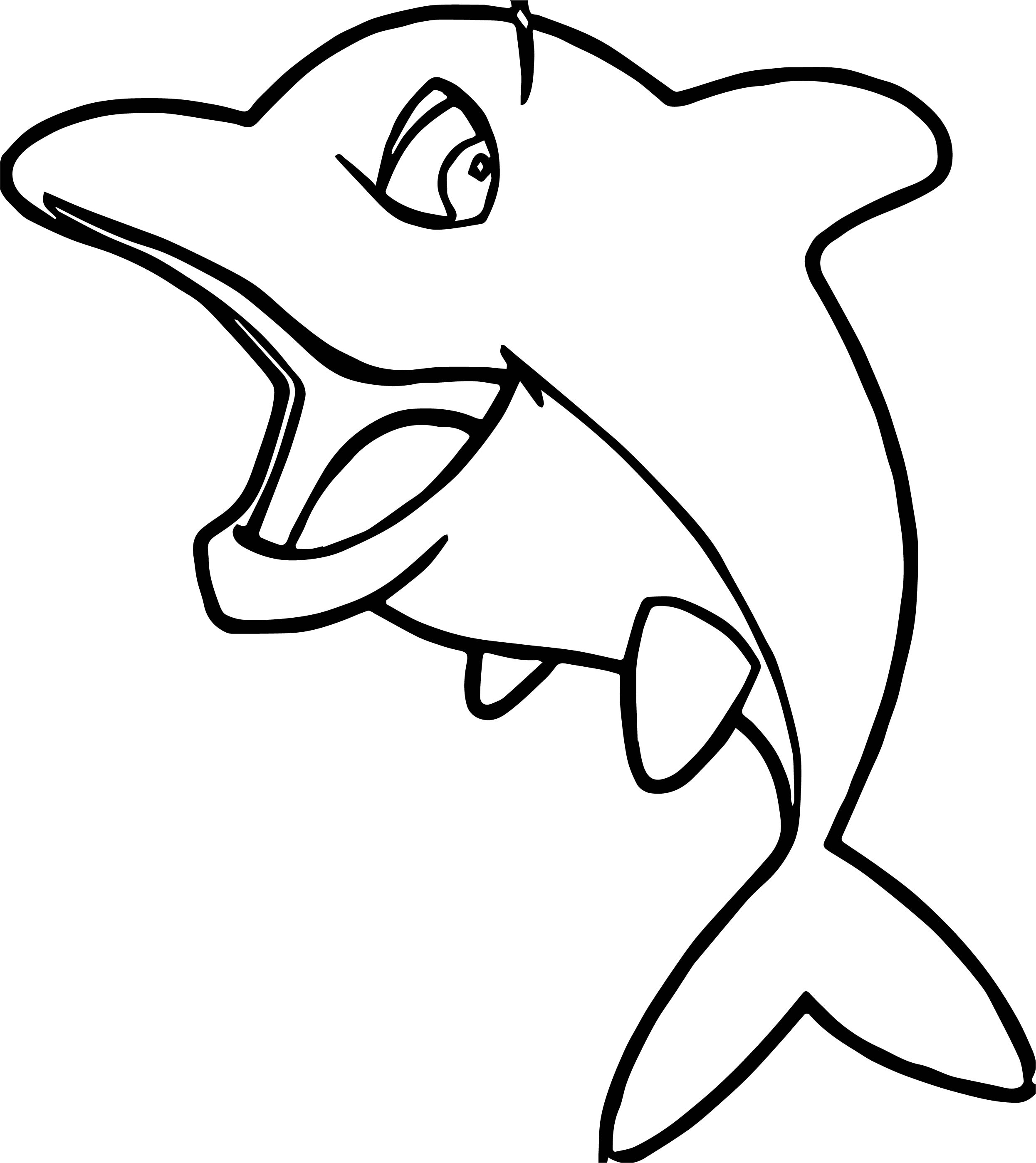 Happy Cartoon Dolphin Coloring Page - Wecoloringpage.com