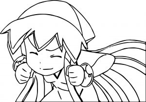 Squid Girl Now Joy Coloring Page