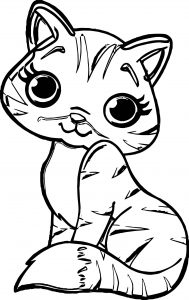 About Cat Coloring Page