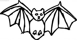 Air Bat Coloring Page