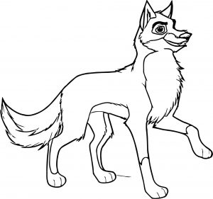 Balto Speed Wolf Coloring Page