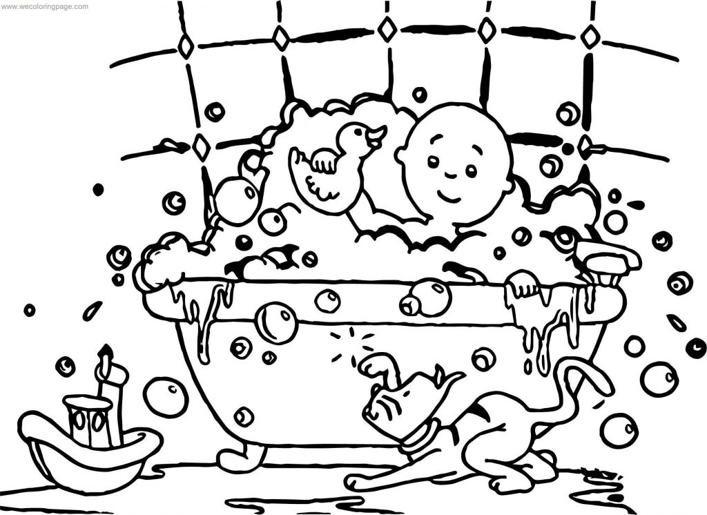 Caillou, The Everyday Hero Caillou Coloring Page - Wecoloringpage.com