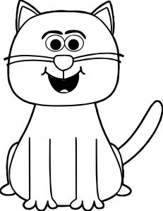 Change Cat Coloring Page