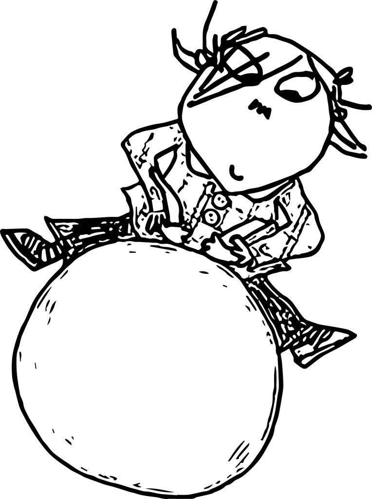 Charlie And Lola Ball Coloring Page - Wecoloringpage.com