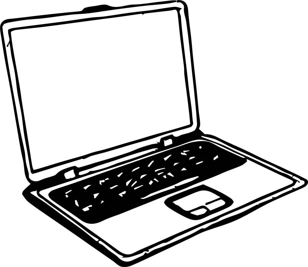 Notebook Computer Coloring Pages Computer Engineer Notebook Coloring Page - Wecoloringpage.com
