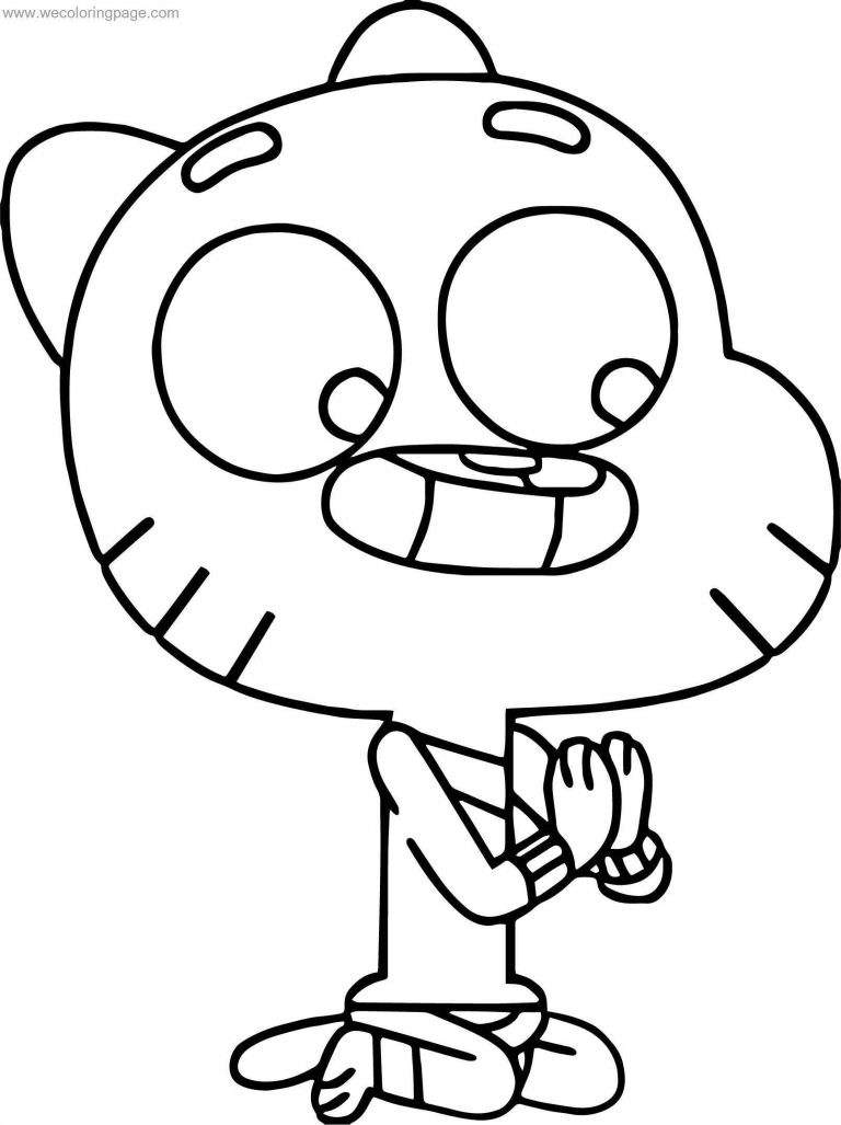 Gumball Coloring Pages - Wecoloringpage.com