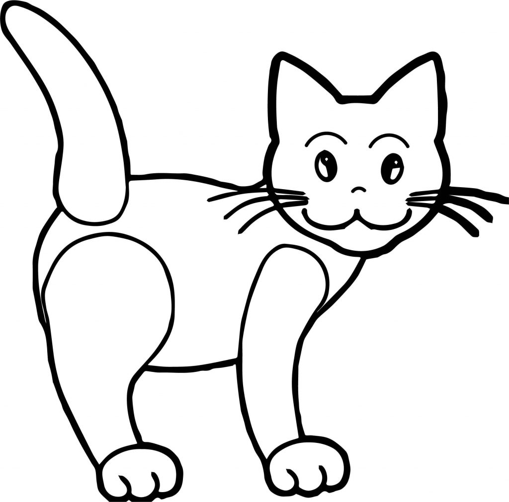 Head Cat Coloring Page - Wecoloringpage.com