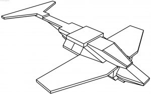 Lego Ship Coloring Page