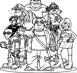Movies Characters Coloring Pages