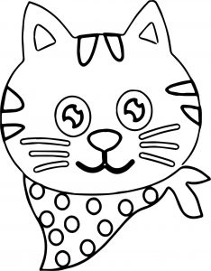 People Cat Coloring Page