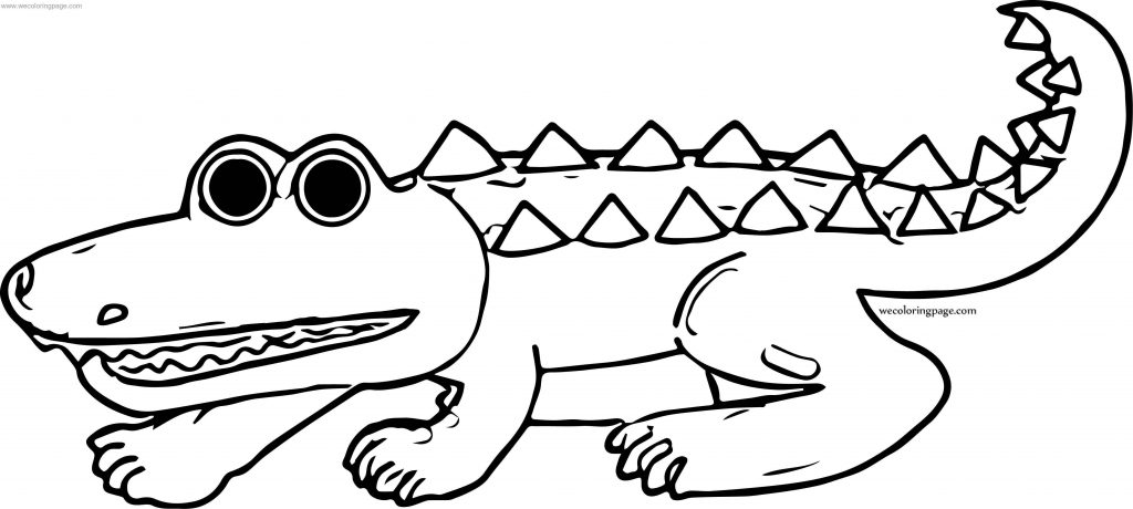 Set Crocodile Alligator Coloring Page - Wecoloringpage.com