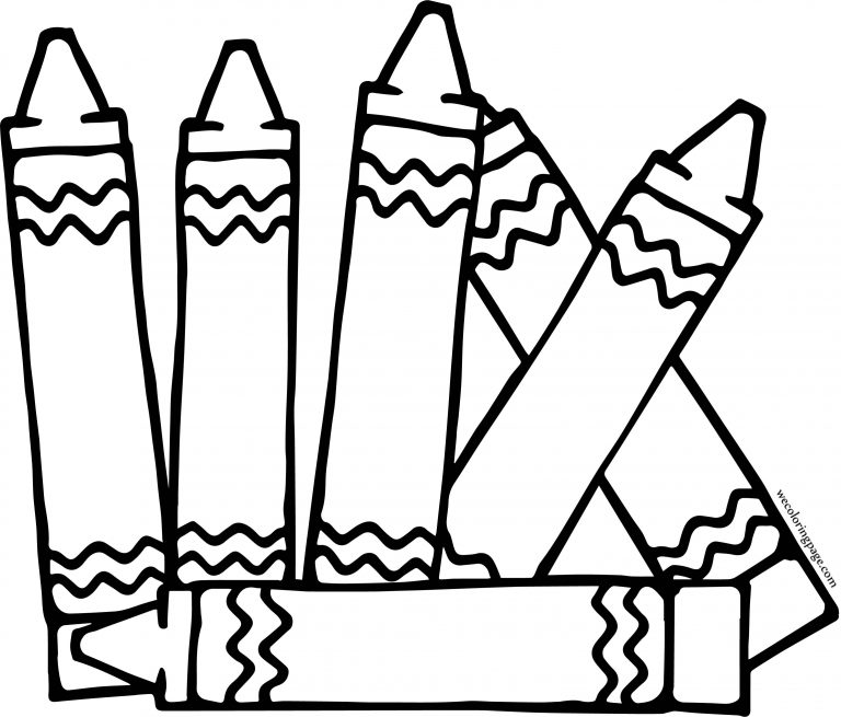 Style Crayon Coloring Page - Wecoloringpage.com