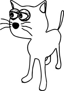 Were Cat Coloring Page