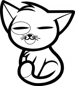 What Cat Coloring Page