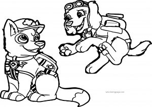 Ace And Lani In Uniform Coloring Page