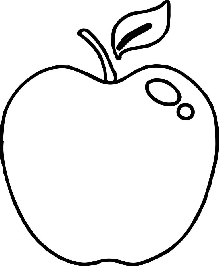 Apple Coloring Pages - Wecoloringpage.com