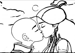 Avatar Aang Coloring Page 2