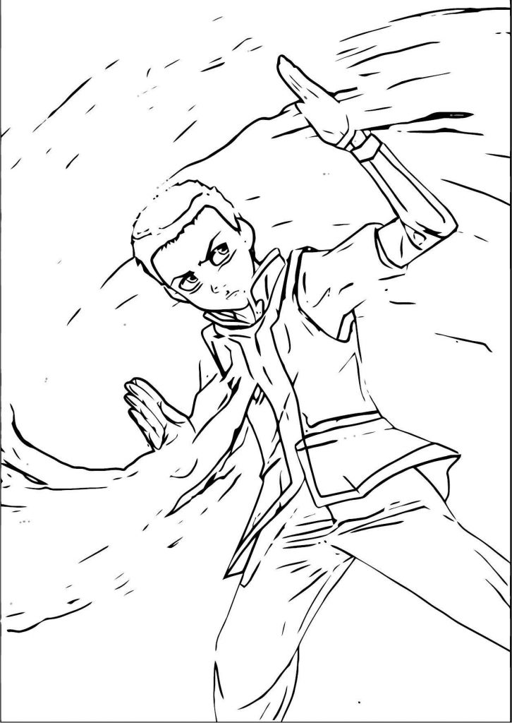 Aang Avatar The Last Airbender X Avatar Aang Coloring Page ...