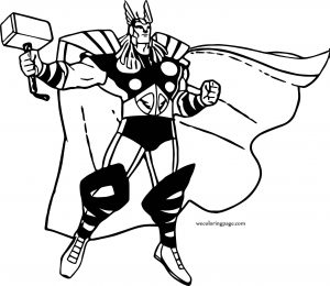 Avengers Coloring Page 04