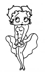 Betty Boop We Coloring Page 062