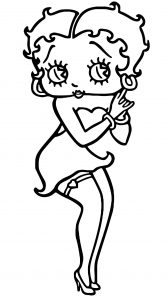 Betty Boop We Coloring Page 103