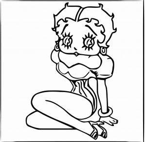 Betty Boop We Coloring Page 110