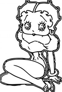 Betty Boop We Coloring Page 124