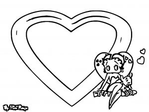 Betty Boop We Coloring Page 141