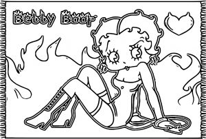 Betty Boop We Coloring Page 153