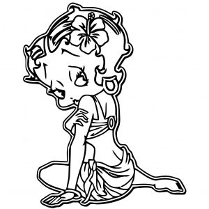 Betty Boop We Coloring Page 159