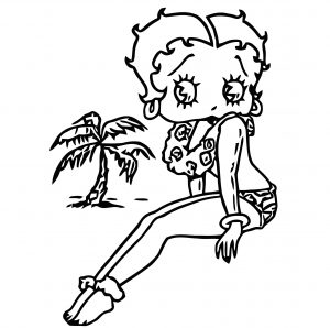 Betty Boop We Coloring Page 180