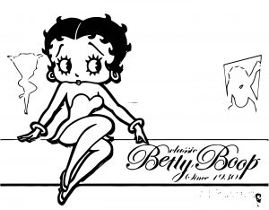Betty Boop We Coloring Page 248