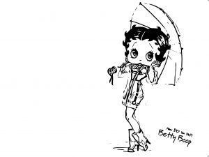 Betty Boop We Coloring Page 284