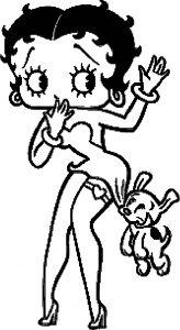 Betty Boop We Coloring Page 348
